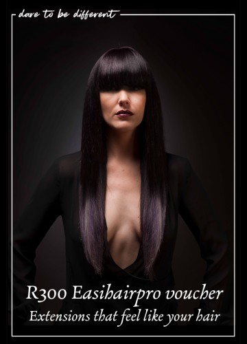 Hair extensions-Complimentary consult, color match,  FREE R 300 off first set, sampler kit, R100 off Easihairpro home care purchase!